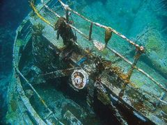 Antike Schiff Wrack Kroatien