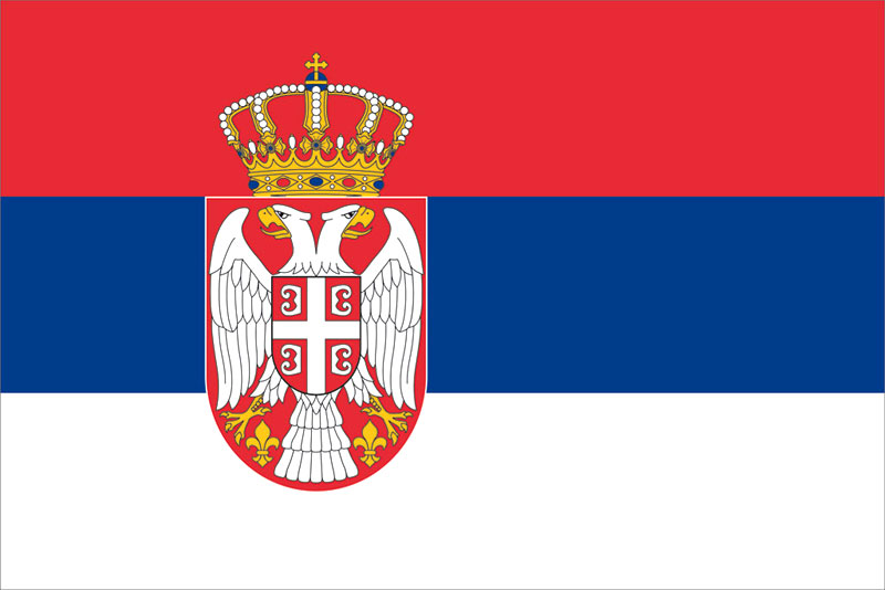serbien-flagge